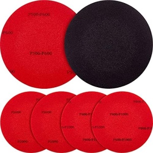 Maitys Bowling Sanding Pads Resurfacing Polishing Kit Bowling Ball Cleaning Kit, 6 Pieces