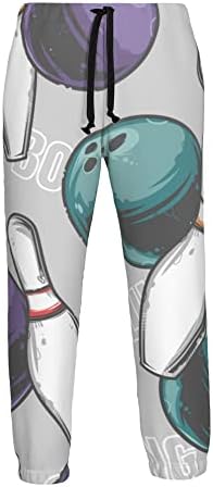 Men Bowling Balls Sweatpants Joggers Sweatpants Baggy Jogger Pants with Pocket for Men 1 Men Bowling Balls Sweatpants Joggers Sweatpants Baggy Jogger Pants with Pocket for Men