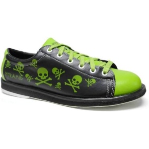 Pyramid Men's Skull Green/Black Bowling Shoes