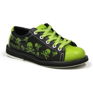Pyramid Youth Skull Green/Black Bowling Shoes