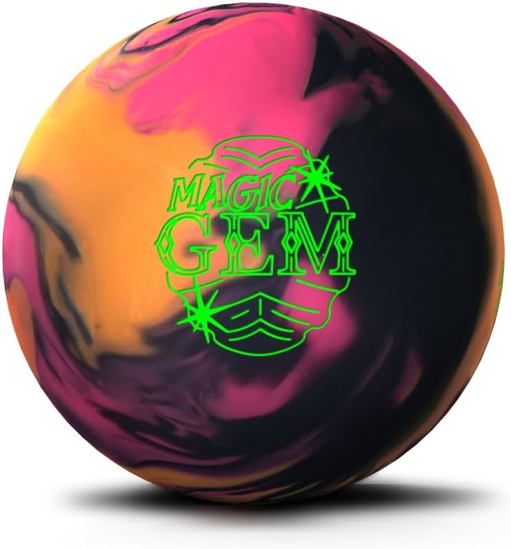 Roto Grip PRE-DRILLED Magic Gem Bowling Ball -Citrine/Rhodonite/Jet 14 lb 1 Roto Grip PRE-DRILLED Magic Gem Bowling Ball -Citrine/Rhodonite/Jet 14 lb