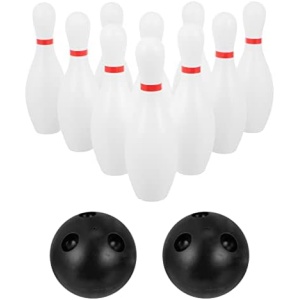 STOBOK Toy Bowling, 1 Set Bowling Balls Bowling Set Bowling Games Kids Toy Bowling Set Outdoor Indoor Bowling Sports Toy for Party Favors, Outdoor Games