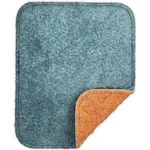 STRIKECLUB Bowling Ball Shammy Towel | Dual Sides Leather Bowling Towel | Bowling Accessories