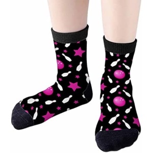 Samgula Salon Icons Crew Socks for Woman Size 6-8 Barber Scissors Mirror Hair Dryer Logo Sock