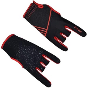 Sosoport 1 Pair Warm Gloves for Men Mittens for Men Fitness Gloves for Men Bowling Grip Glove Anti Gloves Bowling Gloves Anti- Sports Gloves Wristband Training Gloves Yellow Miss