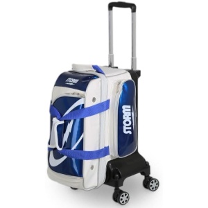 Storm 2 Ball Rolling Thunder Signature Bowling Bag - White/Blue
