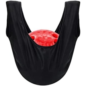TaoYu Bowling Ball Seesaw - Bowling Polisher Bag Carrier, Black Microfiber Ball Cleaner Holder Bag - Bowling Cleaner Towel, 53x22cm/20.87x8.66in