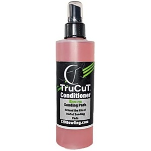 TruCut Conditioner | 8 oz Bottle | Spray for Bowling Ball Sanding Pads | Conditioner Made for Use Sanding Pads | Resurface Bowling Ball | Bowling Ball Restoration | Bowling Supplies