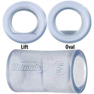 Ultimate Bowling Tour Lift Oval Sticky Finger Insert- Clear - Pack of 10