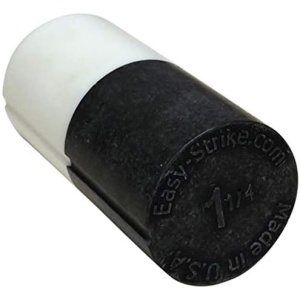 Ultimate Bowling Urethane Dual-Color Thumb Solid- Black/White - Pack of 10