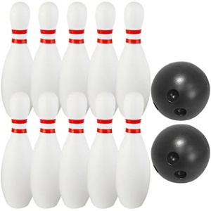 VANZACK 1 Set Bowling Set, Bowling Kit Sports Bowling Game, Plastic Indoor and Outdoor Game, Birthday Party Activity