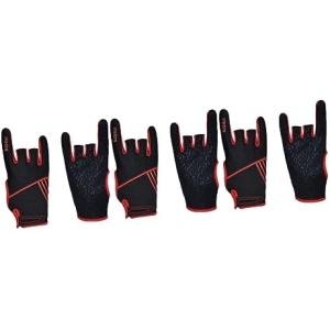 VANZACK 3 Pairs Fingerless Gloves Womens Gym Gloves Grip Gloves Breathable Gloves Bowling Protection Gear Right Hand Wrist Support Wristband Training Gloves Wrist Rest Man Fitness