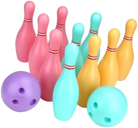 VANZACK 3 Sets Bowling Ball Toy Plastic Bowling Pins Plastics Bowling Ball Kids bowlling Ball Toys Small Bowling Ball Kids Toys for Girls Kids Indoor Bowling Equipment Toddler Casual 1 VANZACK 3 Sets Bowling Ball Toy Plastic Bowling Pins Plastics Bowling Ball Kids bowlling Ball Toys Small Bowling Ball Kids Toys for Girls Kids Indoor Bowling Equipment Toddler Casual