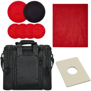 Wettarn Bowling Accessories Bowling Ball Bag for Single Ball Bowling Ball Tote Bowling Tote Bags with Ball Holder Bowling Ball Cleaner Bowling Ball Towel Bowling Sanding Pad for Women Men