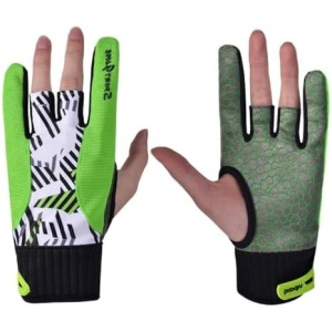 lanema 1 Pair Bowling Accessories Bowling Gloves Bowling Gloves Right Hand Bowling Gloves for Wristband Anti-Slip Sports Gloves Bowling Gloves Wrist Semi Gloves Anti-Slip Bowling Gloves