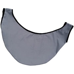 Bowling Ball Microfiber Deluxe Black See Saw Cleaner Towel Carrier, Gray