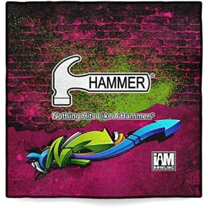 Logo Infusion - Dye-Sublimated Microfiber Bowling Towel - One Sided Print - I AM Bowling 2031-HM