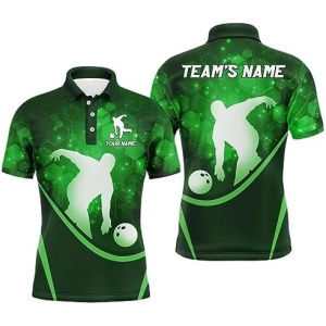 PIONAMZIOZ Personalized Bowling Polo & Quarter-Zip Shirt for Men&Women Custom Bowling Team Jersey Bowling Shirt QZT27