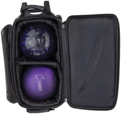 Hammer Carbon Shield Double Roller Bowling Bag 3 Hammer Carbon Shield Double Roller Bowling Bag - Image 3