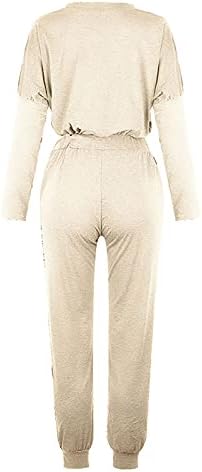kcdigr Fall Outfits Women Trendy Sweatsuit 2 Piece Plus Size Crewneck Sweatshirts and Sweatpants Sets Casual Solid Tracksuit 5 kcdigr Fall Outfits Women Trendy Sweatsuit 2 Piece Plus Size Crewneck Sweatshirts and Sweatpants Sets Casual Solid Tracksuit - Image 5
