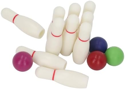 Luqeeg Interactive Kids Bowling Set with 10 Pins 4 Balls Educational Toy for Family Friendly Fun, Made with Safe Resin Material 7 Luqeeg Interactive Kids Bowling Set with 10 Pins 4 Balls Educational Toy for Family Friendly Fun, Made with Safe Resin Material - Image 7