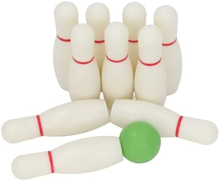 Luqeeg Interactive Kids Bowling Set with 10 Pins 4 Balls Educational Toy for Family Friendly Fun, Made with Safe Resin Material 9 Luqeeg Interactive Kids Bowling Set with 10 Pins 4 Balls Educational Toy for Family Friendly Fun, Made with Safe Resin Material - Image 9