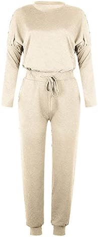 kcdigr Fall Outfits Women Trendy Sweatsuit 2 Piece Plus Size Crewneck Sweatshirts and Sweatpants Sets Casual Solid Tracksuit 4 kcdigr Fall Outfits Women Trendy Sweatsuit 2 Piece Plus Size Crewneck Sweatshirts and Sweatpants Sets Casual Solid Tracksuit - Image 4