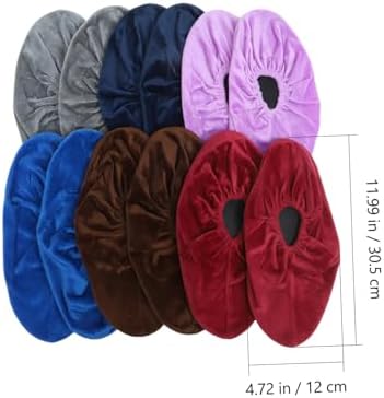 Toddmomy 6 Pairs Womens Athletic Shoes Sneakers for Men Bowling Shoes Womens Gym Shoes Womens Sneakers Shoe Covers for Indoors Shoe Coverings Outdoor Bowling Supplies Flannel Women's 3 Toddmomy 6 Pairs Womens Athletic Shoes Sneakers for Men Bowling Shoes Womens Gym Shoes Womens Sneakers Shoe Covers for Indoors Shoe Coverings Outdoor Bowling Supplies Flannel Women's - Image 3