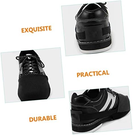 BESPORTBLE 1 Pair Bowling Shoe Covers Kid Stuff Mens Trainer Shoes Kids Shoe Inserts Black Ball Slides Shoes for Women Flex Tools Bowling Sports Supplies Cover Bowling Shoe Pads Shoe Slider 2 BESPORTBLE 1 Pair Bowling Shoe Covers Kid Stuff Mens Trainer Shoes Kids Shoe Inserts Black Ball Slides Shoes for Women Flex Tools Bowling Sports Supplies Cover Bowling Shoe Pads Shoe Slider - Image 2