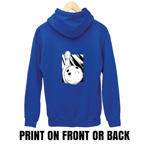 Bowling Gift Set for Kids and Adults Includes Pin and Ball Black and Muticolor Unisex Hoodie 2 Bowling Gift Set for Kids and Adults Includes Pin and Ball Black and Muticolor Unisex Hoodie - Image 2
