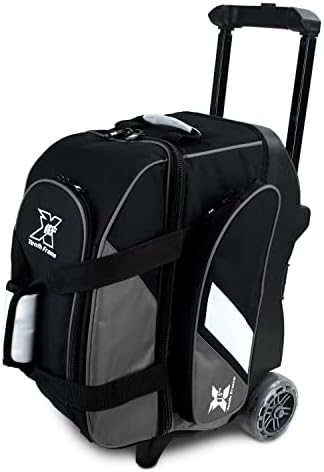 Tenth Frame Premium 2 ball Deluxe Roller Bowling Bag - Black/Gray JKXS-10F-2BDR-BLKGRY 6 Tenth Frame Premium 2 ball Deluxe Roller Bowling Bag - Black/Gray JKXS-10F-2BDR-BLKGRY - Image 6