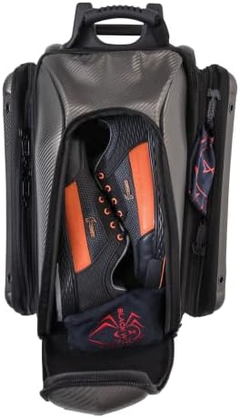 Hammer Carbon Shield Double Roller Bowling Bag 2 Hammer Carbon Shield Double Roller Bowling Bag - Image 2