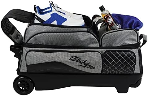 KR Strikeforce Royal Flush Triple Roller Bowling Bag 2 KR Strikeforce Royal Flush Triple Roller Bowling Bag - Image 2