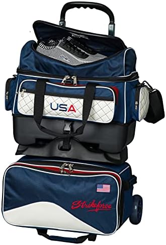 Strikeforce Royal Flush 4-Ball Roller Bowling Bag USA 3 Strikeforce Royal Flush 4-Ball Roller Bowling Bag USA - Image 3