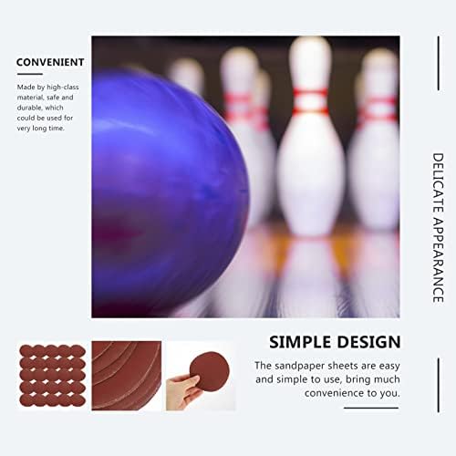 Sosoport Sanding Discs Sanding Discs 100 Sheets Bowling Sanding Pads Grit 1000 Round Bowling Accessories for Sanding Polishing Cleaning Adhesive Backed Sandpaper Adhesive Backed Sandpaper 4 Sosoport Sanding Discs Sanding Discs 100 Sheets Bowling Sanding Pads Grit 1000 Round Bowling Accessories for Sanding Polishing Cleaning Adhesive Backed Sandpaper Adhesive Backed Sandpaper - Image 4