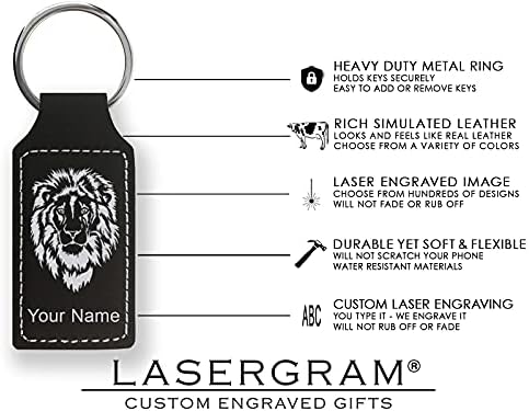 LaserGram Rectangle Keychain, Bowling Ball and Pins, Personalized Engraving Included (Black with Silver) 3 LaserGram Rectangle Keychain, Bowling Ball and Pins, Personalized Engraving Included (Black with Silver) - Image 3