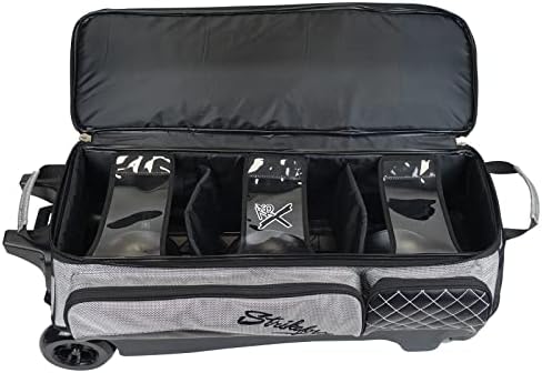 KR Strikeforce Royal Flush Triple Roller Bowling Bag 3 KR Strikeforce Royal Flush Triple Roller Bowling Bag - Image 3