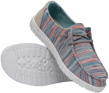 Hey Dude Women's Wendy Chambray | Women's Shoes | Women's Lace Up Loafers | Comfortable & Light-Weight 3 Hey Dude Women's Wendy Chambray | Women's Shoes | Women's Lace Up Loafers | Comfortable & Light-Weight - Image 3