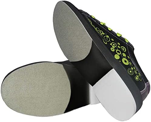 Pyramid Women's Rain Black/Hot Pink/Lime Green Bowling Shoes 3 Pyramid Women's Rain Black/Hot Pink/Lime Green Bowling Shoes - Image 3