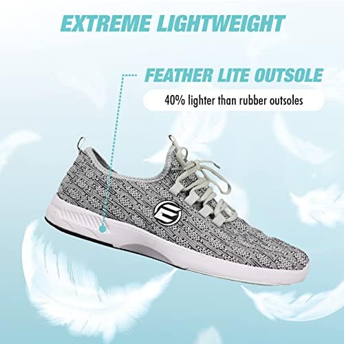ELITE Women's Kona Bowling Shoes - Athletic Mesh Lightweight with Universal Slide Soles 8 ELITE Women's Kona Bowling Shoes - Athletic Mesh Lightweight with Universal Slide Soles - Image 8