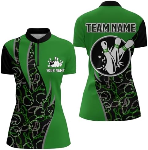 PIONAMZIOZ Bowling Shirt for Men & Women Seamless Pattern Bowling Team Jersey Custom Bowling Polo & Quarter-Zip Shirt BDT115 4 PIONAMZIOZ Bowling Shirt for Men & Women Seamless Pattern Bowling Team Jersey Custom Bowling Polo & Quarter-Zip Shirt BDT115 - Image 4