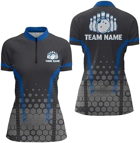 PIONAMZIOZ Personalized Bowling Shirts Men and Women Custom Bowling Jersey Team Bowling Polo & Quarter-Zip Shirt BDT59 4 PIONAMZIOZ Personalized Bowling Shirts Men and Women Custom Bowling Jersey Team Bowling Polo & Quarter-Zip Shirt BDT59 - Image 4