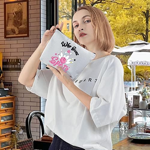 LEVLO Bowling Ball Cosmetic Make Up Bag Bowling Ball Lover Gift Who Gives A Split Makeup Zipper Pouch Bag Bowling Coach Player Gift (Gives A Split) 5 LEVLO Bowling Ball Cosmetic Make Up Bag Bowling Ball Lover Gift Who Gives A Split Makeup Zipper Pouch Bag Bowling Coach Player Gift (Gives A Split) - Image 5