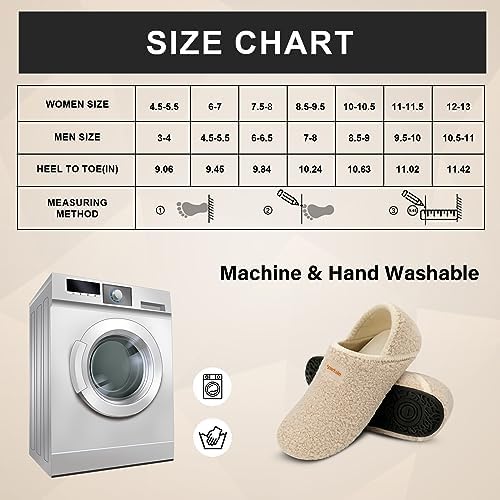 Scurtain Men Women Slippers House Slipper Socks Unisex Adults House Shoes Velvet Lining Lightweight Indoor Slippers Travel Slippers Non-Slip Sole Warm Slippers 6 Scurtain Men Women Slippers House Slipper Socks Unisex Adults House Shoes Velvet Lining Lightweight Indoor Slippers Travel Slippers Non-Slip Sole Warm Slippers - Image 6