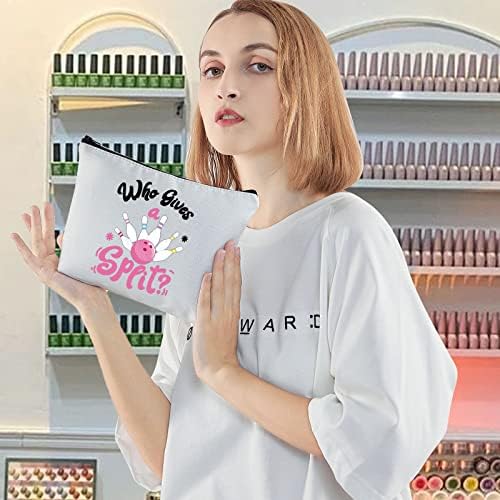 LEVLO Bowling Ball Cosmetic Make Up Bag Bowling Ball Lover Gift Who Gives A Split Makeup Zipper Pouch Bag Bowling Coach Player Gift (Gives A Split) 3 LEVLO Bowling Ball Cosmetic Make Up Bag Bowling Ball Lover Gift Who Gives A Split Makeup Zipper Pouch Bag Bowling Coach Player Gift (Gives A Split) - Image 3