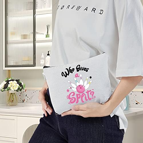 LEVLO Bowling Ball Cosmetic Make Up Bag Bowling Ball Lover Gift Who Gives A Split Makeup Zipper Pouch Bag Bowling Coach Player Gift (Gives A Split) 6 LEVLO Bowling Ball Cosmetic Make Up Bag Bowling Ball Lover Gift Who Gives A Split Makeup Zipper Pouch Bag Bowling Coach Player Gift (Gives A Split) - Image 6