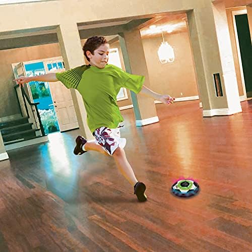 Hover Hockey, Soccer, Bowling 3-in-1 Sports Set! Safe Indoor Game, 6 Bowling Pins, 2 Hockey Sticks, 2 Goals, 1 Hover Disk, Glides on Any Smooth/Flat Surface, Indoors or Outdoors, Multicolored 4 Hover Hockey, Soccer, Bowling 3-in-1 Sports Set! Safe Indoor Game, 6 Bowling Pins, 2 Hockey Sticks, 2 Goals, 1 Hover Disk, Glides on Any Smooth/Flat Surface, Indoors or Outdoors, Multicolored - Image 4