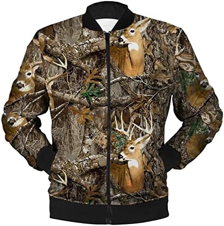 chongfeng Coats Tops for Men Mens Autumn And Winter Leisure Sports Hunting Camouflage Woven Street Collar Zipper Jacket 2 chongfeng Coats Tops for Men Mens Autumn And Winter Leisure Sports Hunting Camouflage Woven Street Collar Zipper Jacket - Image 2