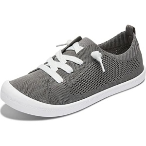 ALTOCIS Women's Breathe Mesh Slip On Sneakers, Ladies Lightweight Low Top Flats, Casual Elastic Sock Fashion Sneakers, Cute Flying Woven Tennis Shoes
