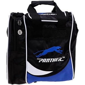 Amagogo Waterproof Carrier Bag Single Ball Tote Bag, Black+Blue, 28x23.5x31cm